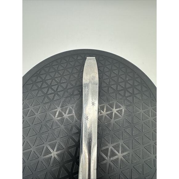 Atomic Starburst Royal Sheffield Vintage Serving Tongs Stainless Steel MCM - Picture 4 of 4